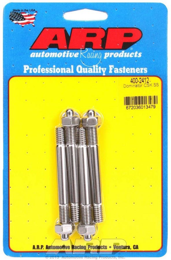 Auto Racing Products Fuel System Component S/S Carburetor Stud Kit 5/16in x 3.200in OAL 400-2412