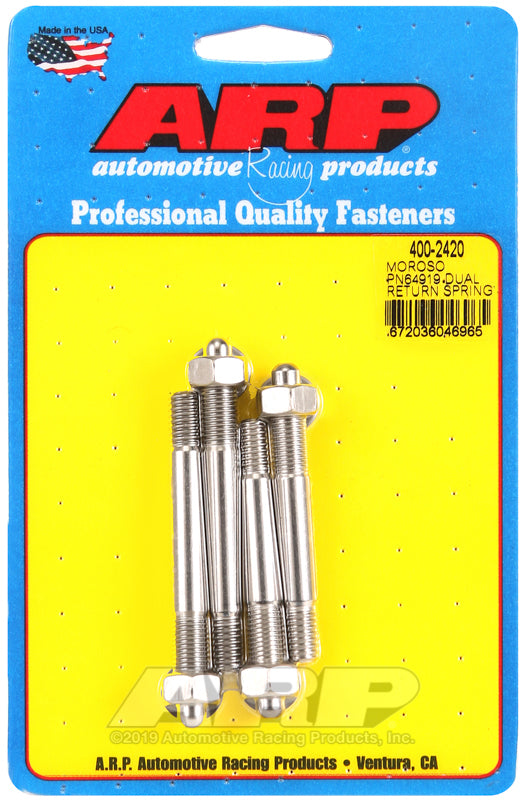 Auto Racing Products Wheel Accessory SS Carb Studs Use w/1in Spacer 400-2420