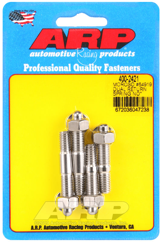 Auto Racing Products Wheel Accessory SS Carb Studs No Spacer Plate 400-2421