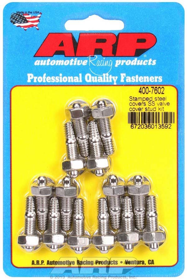 Auto Racing Products Engine Component S/S Valve Cover Stud Kit 6pt. (14) 400-7602