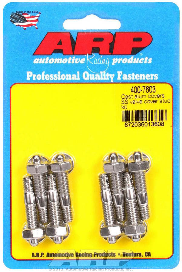 Auto Racing Products Engine Component S/S Valve Cover Stud Kit 6pt. (8) 400-7603