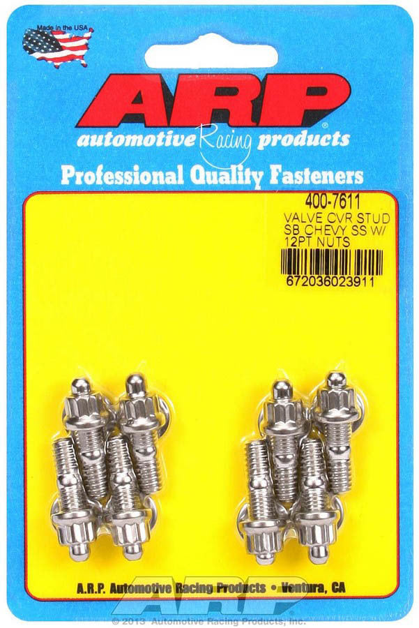 Auto Racing Products Engine Component S/S Valve Cover Stud Kit 12pt. (8) 400-7611