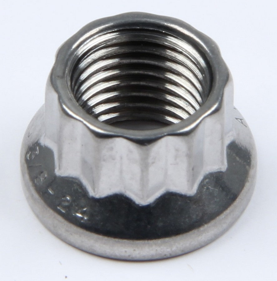 Auto Racing Products Automotive Hardware S/S 12pt. Nut - 3/8-24 (1) 400-8302