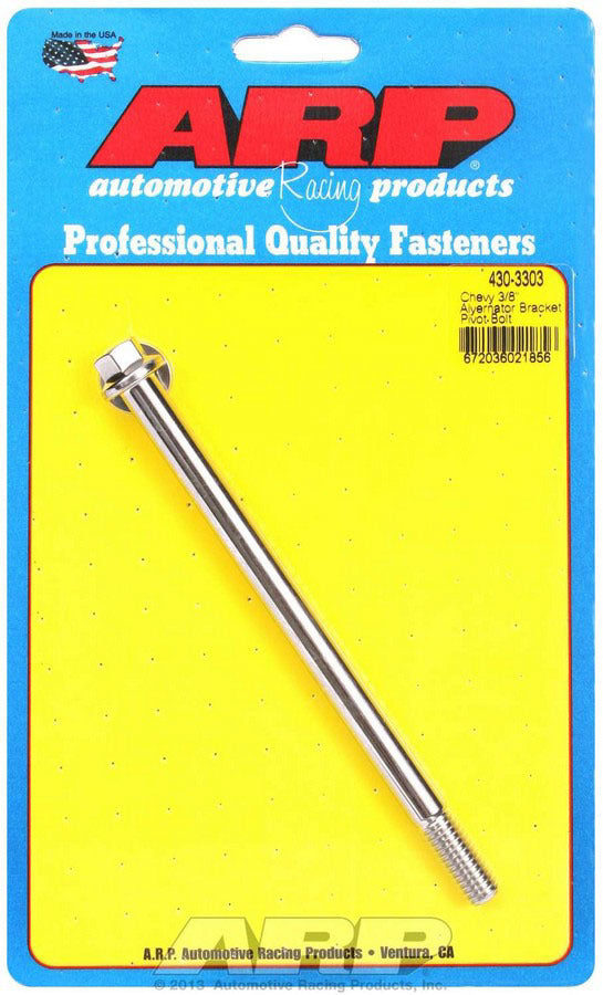 Auto Racing Products Automotive Hardware Alternator Pivot Bolt Kit 430-3303