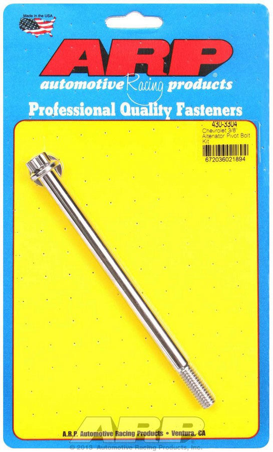 Auto Racing Products Automotive Hardware Alternator Pivot Bolt Kit 430-3304