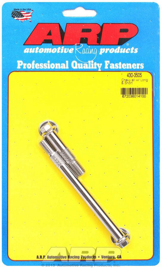 Auto Racing Products Automotive Hardware S/S Starter Bolt Kit 430-3505