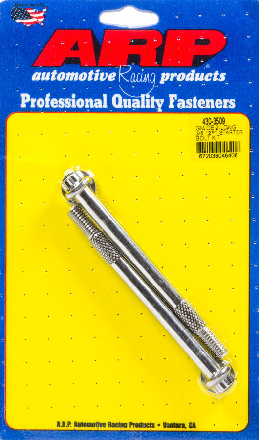 Auto Racing Products Automotive Hardware S/S Starter 12pt Bolt Kit 3/8-16 x 4.660 UHL 430-3509