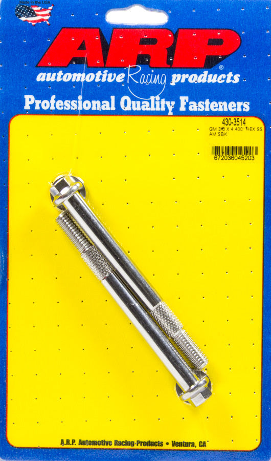 Auto Racing Products Automotive Hardware S/S Starter 6pt Bolt Kit 3/8-16 x 4.400 UHL 430-3514