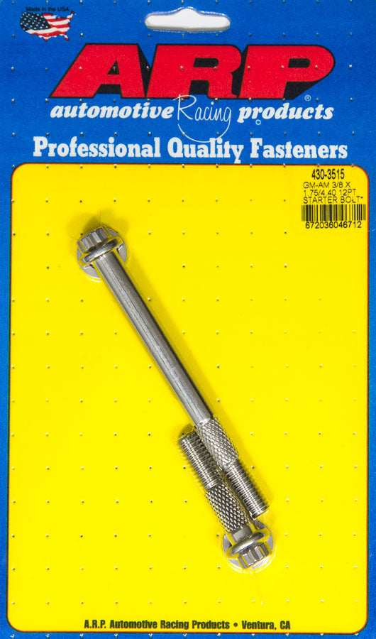 Auto Racing Products Drivetrain Component S/S Starter 12pt Bolt Kit 430-3515