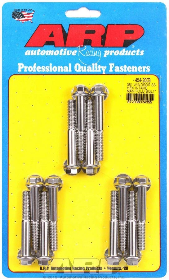 Auto Racing Products Engine Component SBF Intake Bolt Kit 454-2003