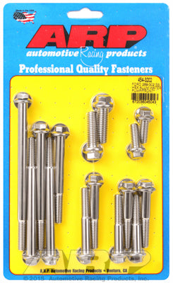 Auto Racing Products Cooling Component SBF S/S W/P & T/C Bolt Kit 6pt. 454-3202