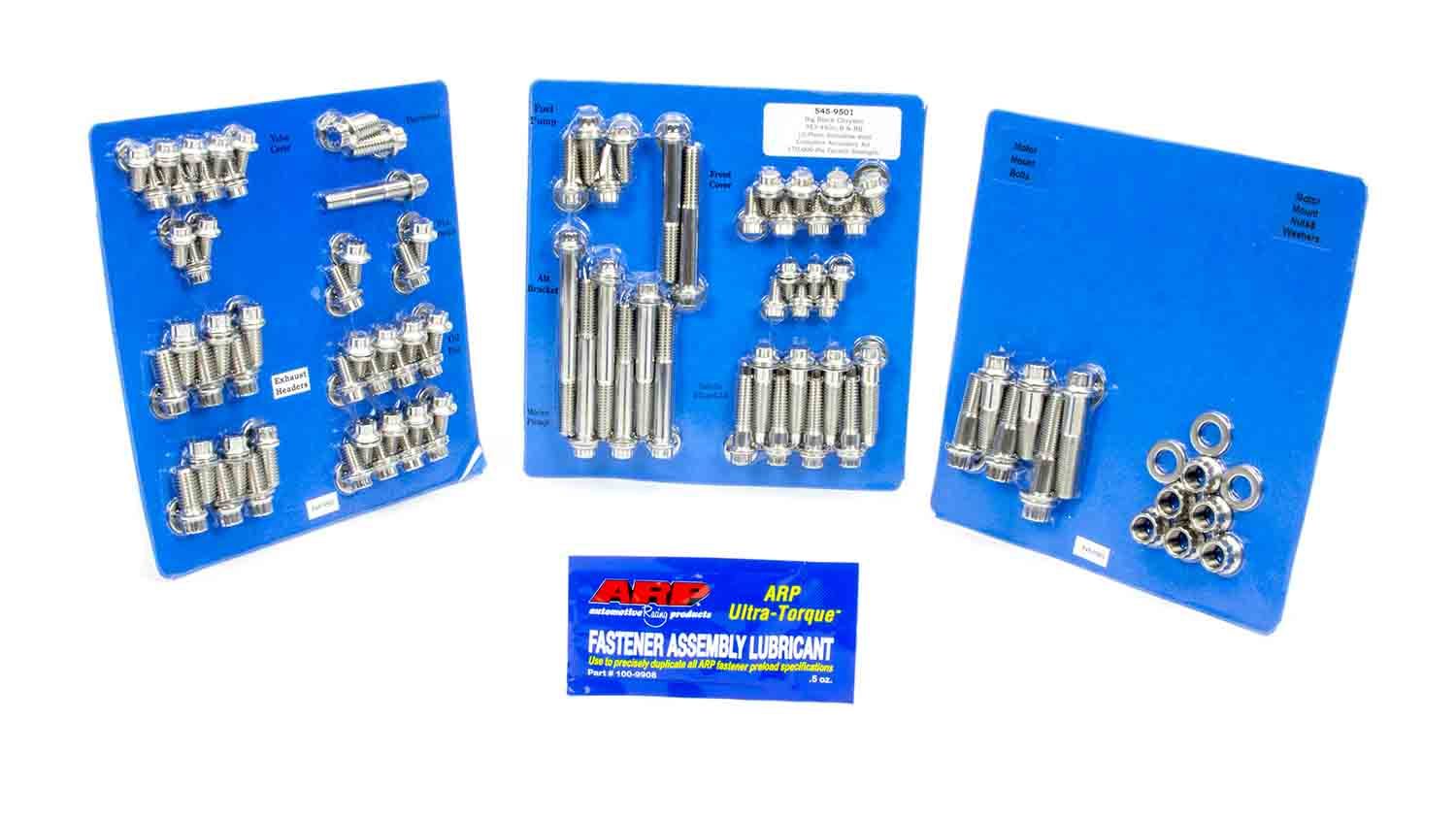Auto Racing Products Engine Component BBM S/S Complete Engine Fastener Kit 12pt. 545-9501