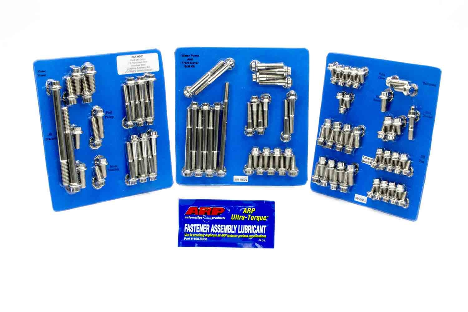 Auto Racing Products Engine Component SBF S/S Complete Engine Fastener Kit 12pt. 554-9501