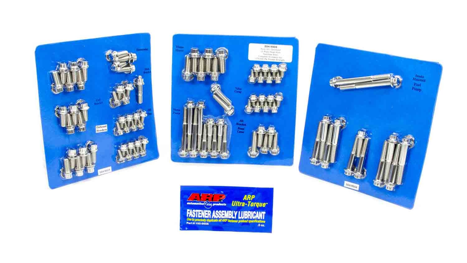 Auto Racing Products Engine Component SBF S/S Complete Engine Fastener Kit 12pt. 554-9504