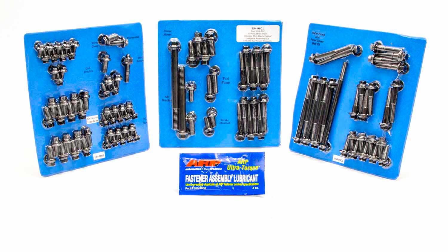 Auto Racing Products Engine Component SBF Complete Engine Fastener Kit 6pt. 554-9801