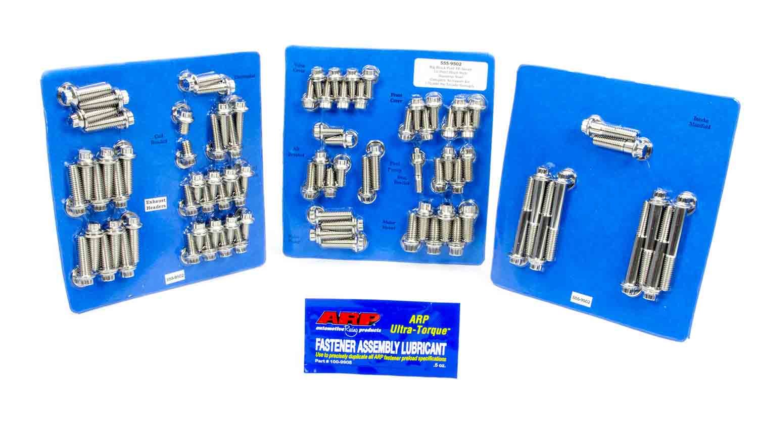 Auto Racing Products Engine Component BBF S/S Complete Engine Fastener Kit 12pt. 555-9502