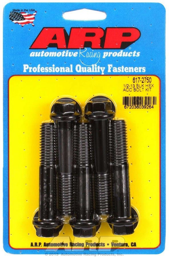 Auto Racing Products Automotive Hardware 1/2-13 x 2.750 6pt Bolt Kit (5pk) 617-2750