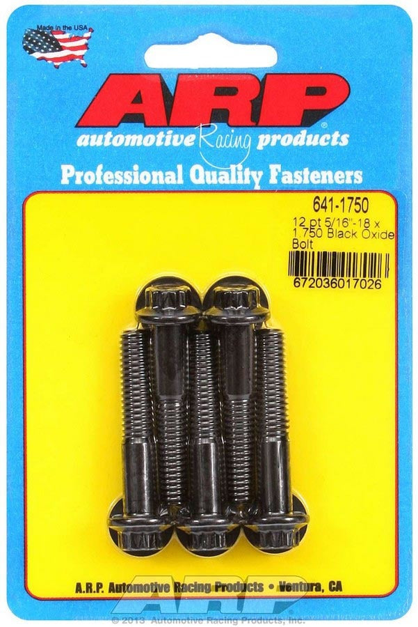 Auto Racing Products Automotive Hardware Bolt Kit - 12pt 5pk 5/16-18 x 1.750 641-1750