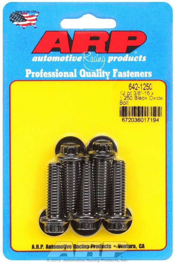 Auto Racing Products Automotive Hardware Bolt Kit - 12pt. (5) 3/8-16 x 1.250 642-1250