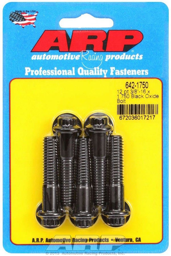 Auto Racing Products Automotive Hardware Bolt Kit - 12pt. (5) 3/8-16 x 1.750 642-1750