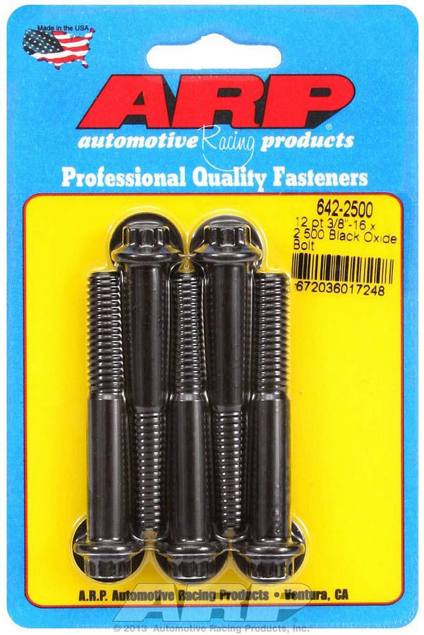 Auto Racing Products Automotive Hardware Bolt Kit - 12pt. (5) 3/8-16 x 2.500 642-2500