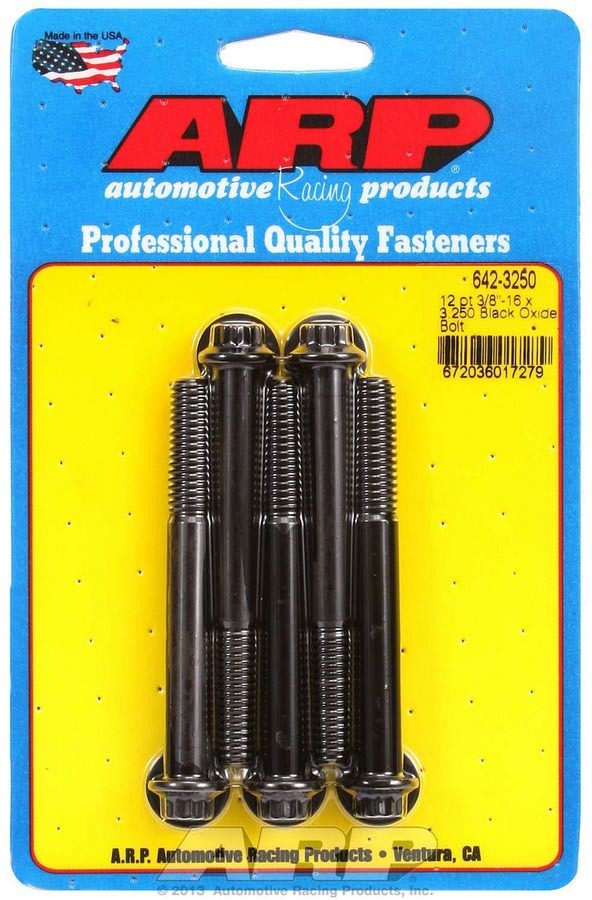 Auto Racing Products Automotive Hardware Bolt Kit - 12pt. (5) 3/8-16 x 3.250 642-3250