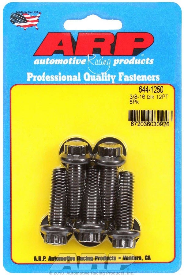 Auto Racing Products Automotive Hardware Bolt Kit - 12pt. (5) 3/8-16 x 1.250 644-1250