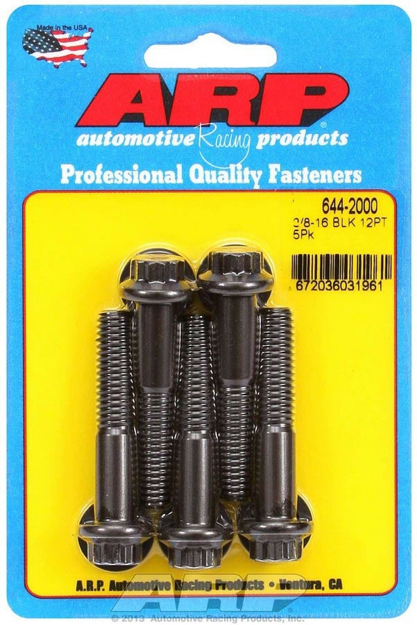 Auto Racing Products Automotive Hardware Bolt Kit - 12pt. (5) 3/8-16 x 2.000 644-2000