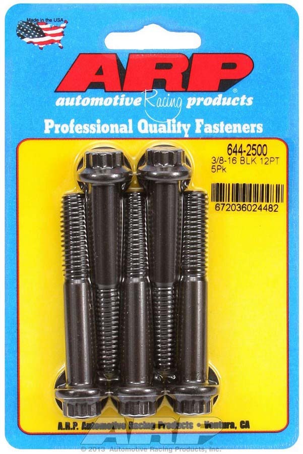 Auto Racing Products Automotive Hardware Bolt Kit - 12pt. (5) 3/8-16 x 2.500 644-2500