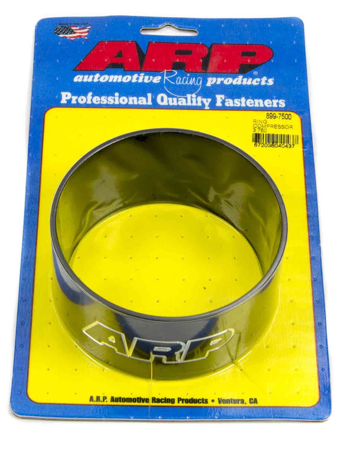 Auto Racing Products Engine Component 3.750 Tapered Ring Compressor 899-7500