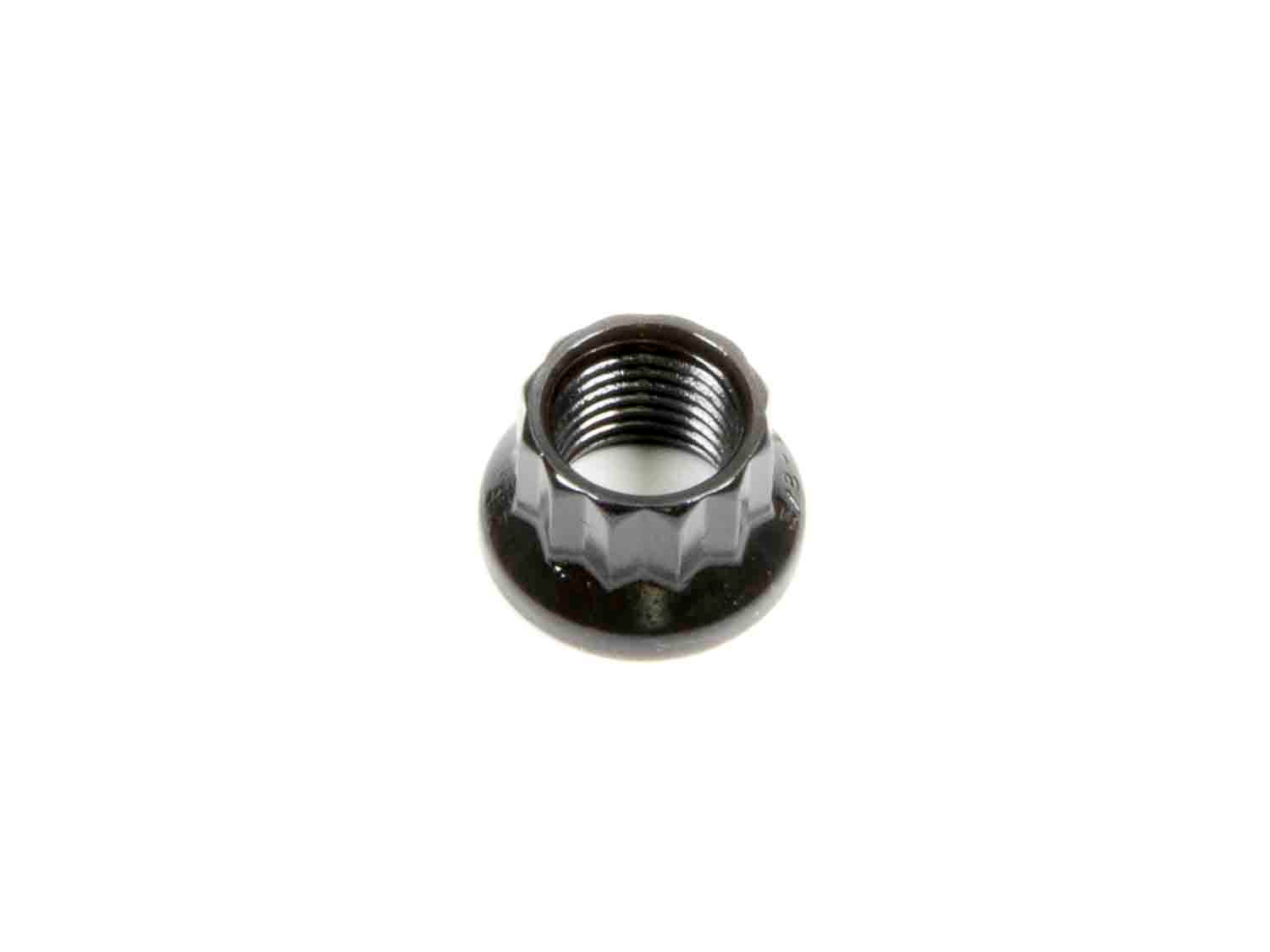 Auto Racing Products Automotive Hardware 3/8-24 12pt. Nut - Black Finish AJN12-1