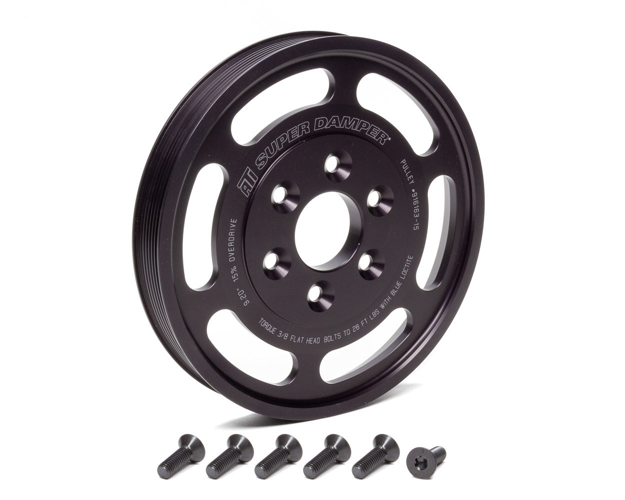 ATI Performance Crankshaft Pulleys Supercharger Pulley 8.597 Dia. 8-Groove 916163-15
