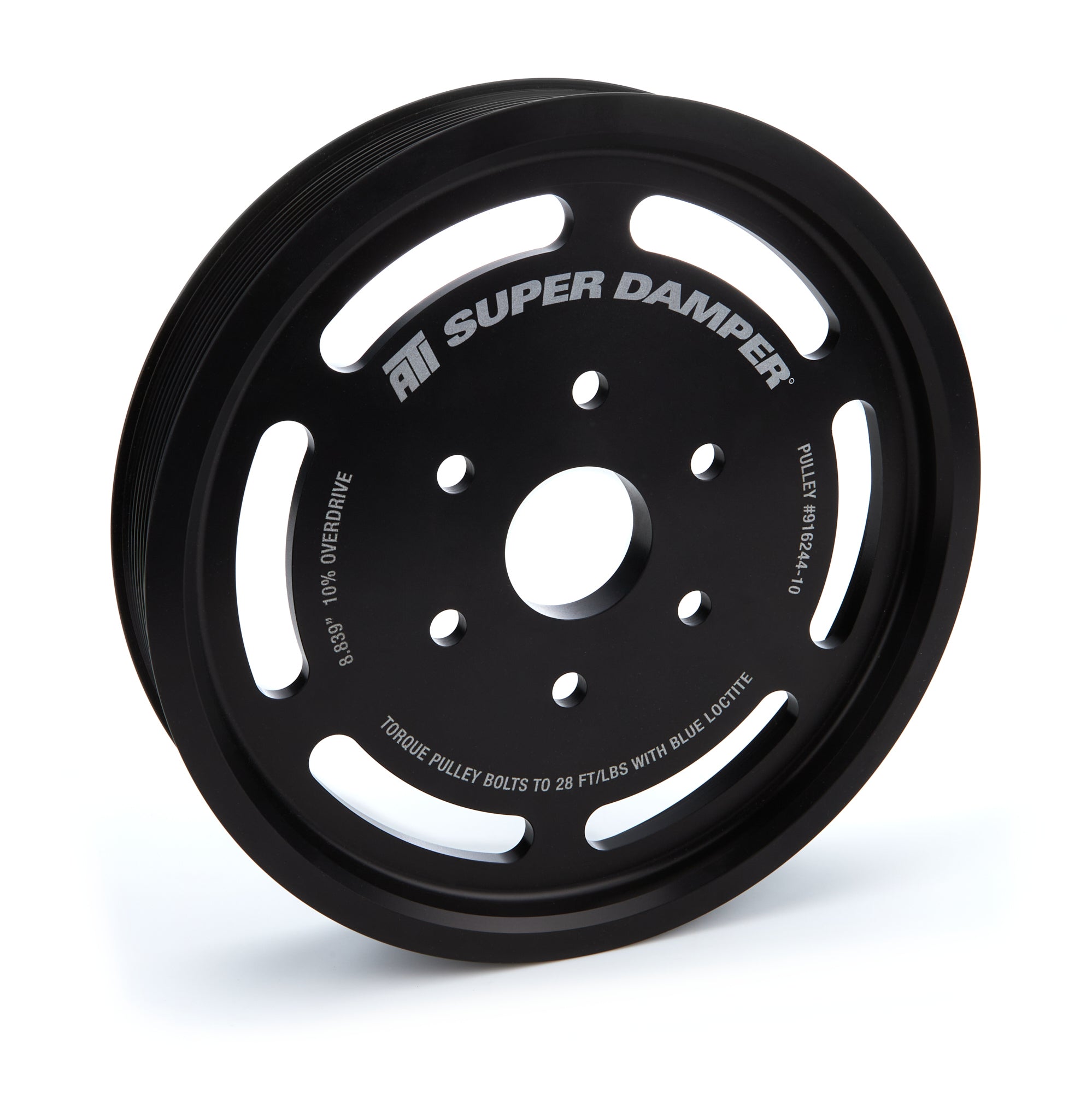 ATI Performance Crankshaft Pulleys Pulley - Supercharger 8.88 OD 11-GrooveALm. 916244-10