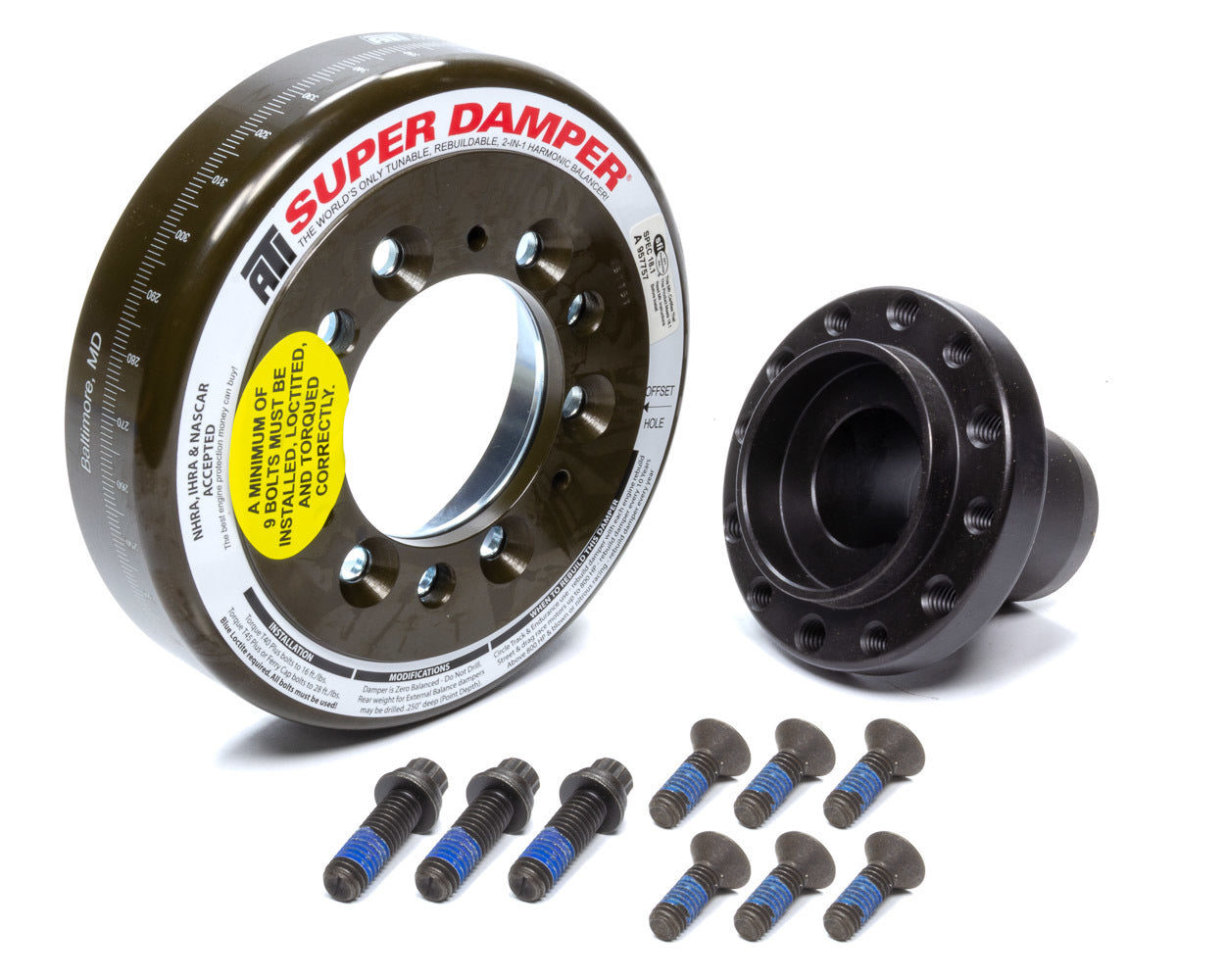 ATI Performance Automotive Hardware SBF 6.325 Harmonic Damper - SFI 3-Bolt 917511AK