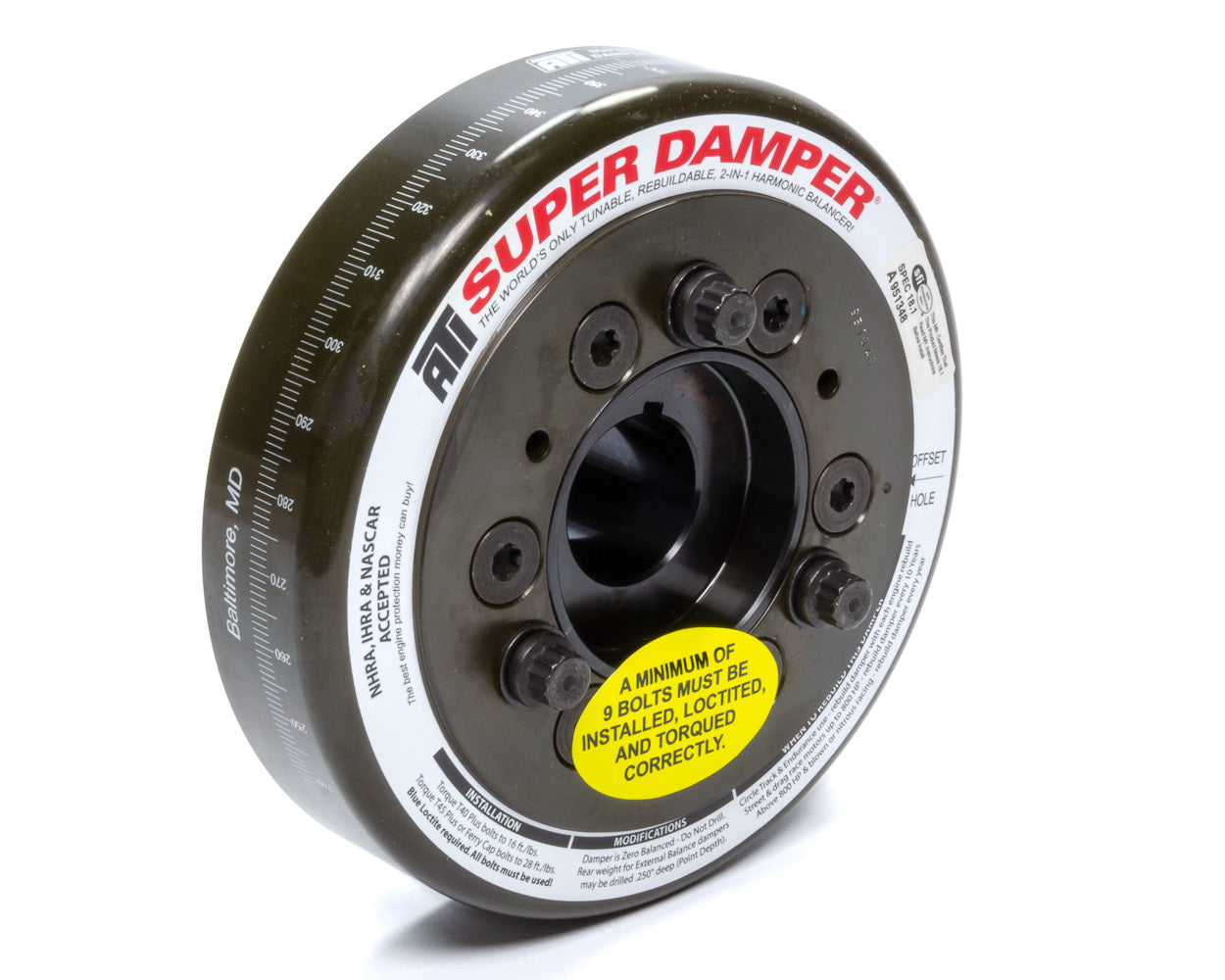 ATI Performance Harmonic Balancers and Components SBC Harmonic Damper SFI 6.325 Internal Balance 917789