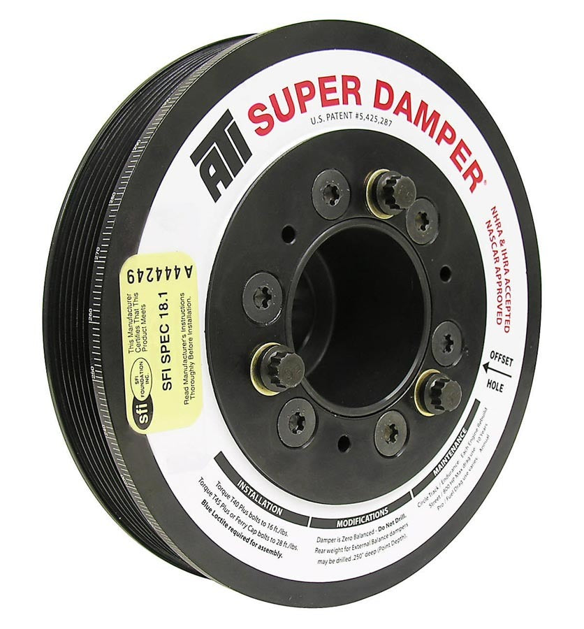 ATI Performance Harmonic Balancers and Components Mopar 6.75 Super Damper 6.1L Hemi 6-Rib 918432