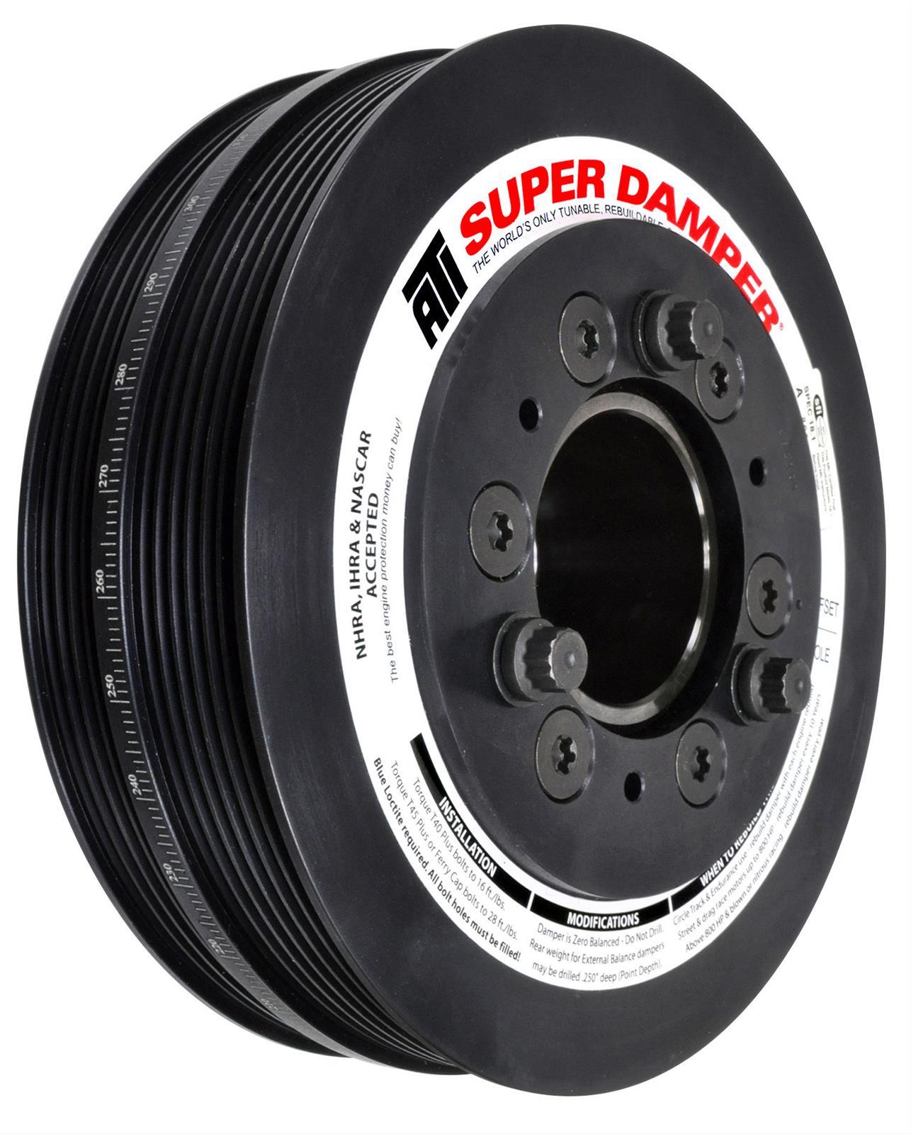 ATI Performance Harmonic Balancers and Components Chevy LT1 Harmonic Damper 4-Groove 918856