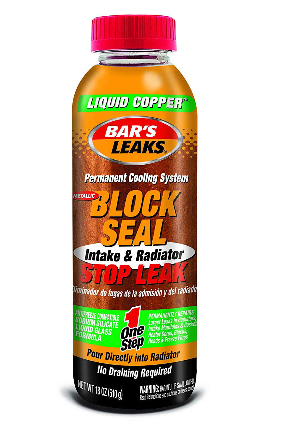 ATP Chemicals & Supplies Engine Component Bar's Leak Block Seal Intake & Rad Stop Leak 1109