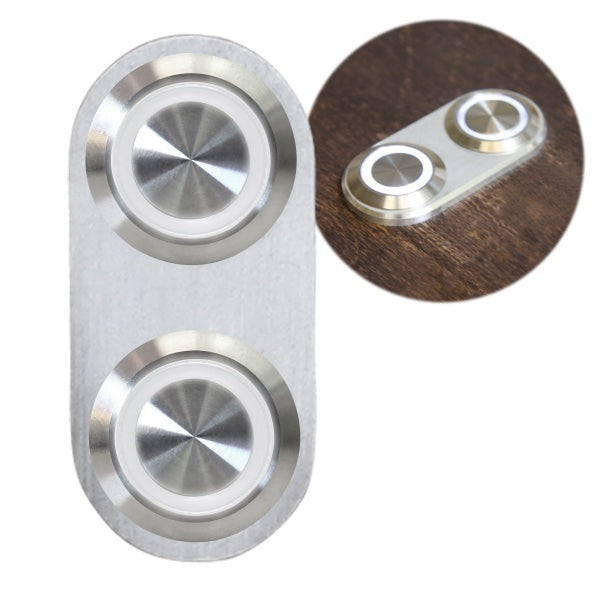 AUTO-LOC Electrical Switches and Components Daytona Billet Switch White LED AUTBBA23