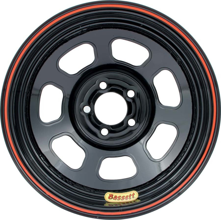 Bassett Wheel Accessory Wheel 14x7 D-Hole 5x100mm 2in BS Black 47SN2