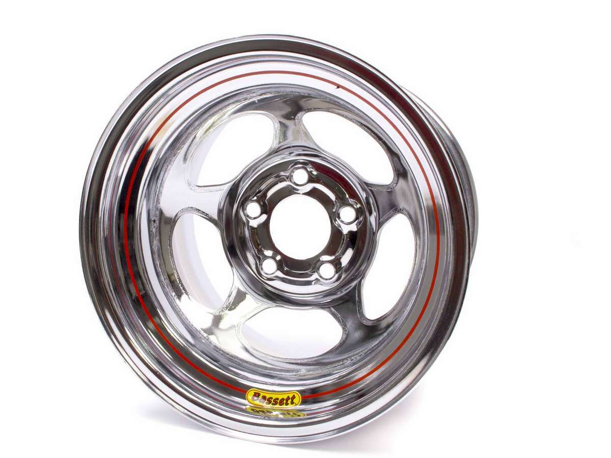 Bassett Wheel Accessory 15x10 Chrome Inertia 5x5 5in BS 50L55C