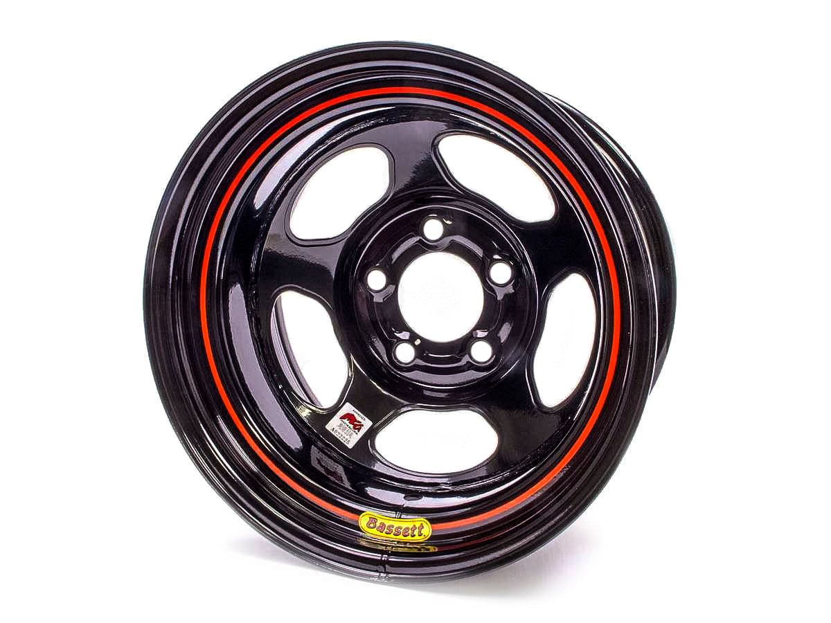 Bassett Wheel Accessory 15X10 5x5 Black Inertia 6in BS BAS50L56