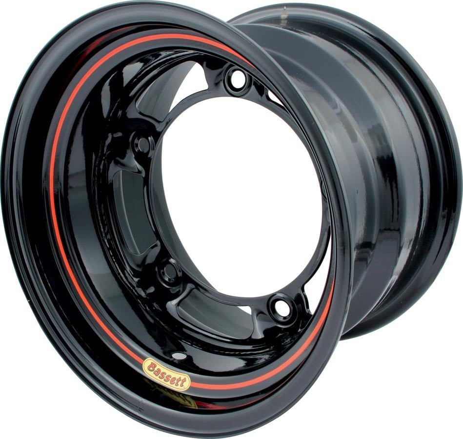 Bassett Wheel Accessory 15x10 Wide 5 5in BS L/W Black 50SR5-LW