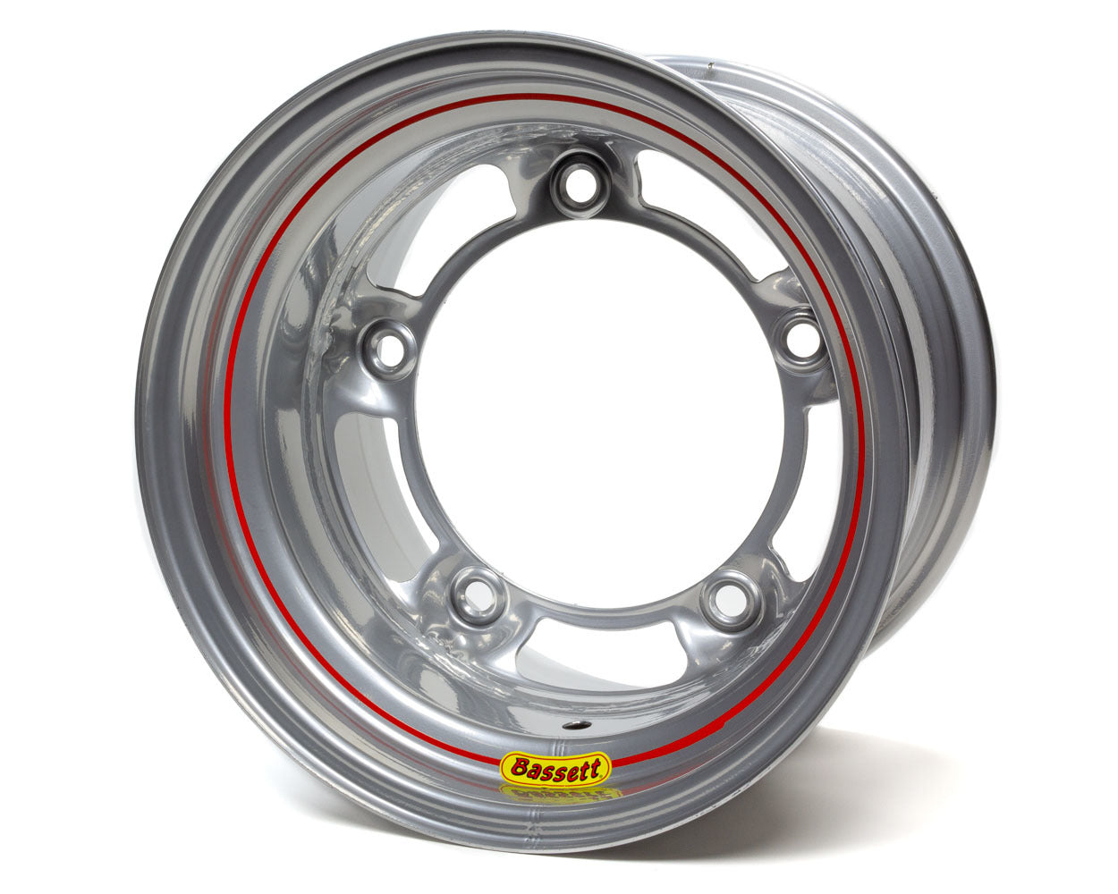 Bassett Wheel Accessory 15x10 Wide 5 5in BS L/W Silver 50SR5S-LW