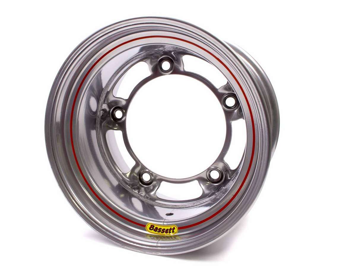 Bassett Wheel Accessory 15x10 W/5 Silver Spun 50SR5S