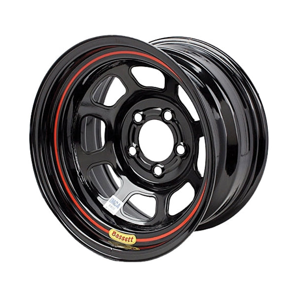 Bassett Wheel Accessory Wheel 15in x 7in 5x100mm DOT Black BAS57RN4