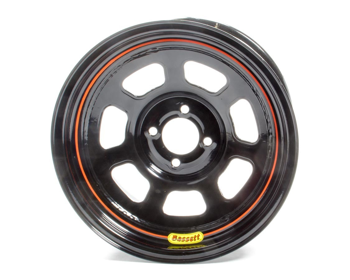 Bassett Wheel Accessory Wheel 15x8 D-Hole 4x100 mm 5in BS Black 58SH5