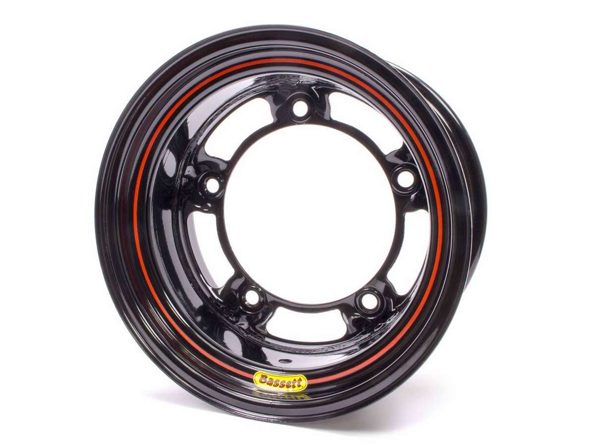Bassett Wheel Accessory 15x8 W/5 Black Spun 58SR3