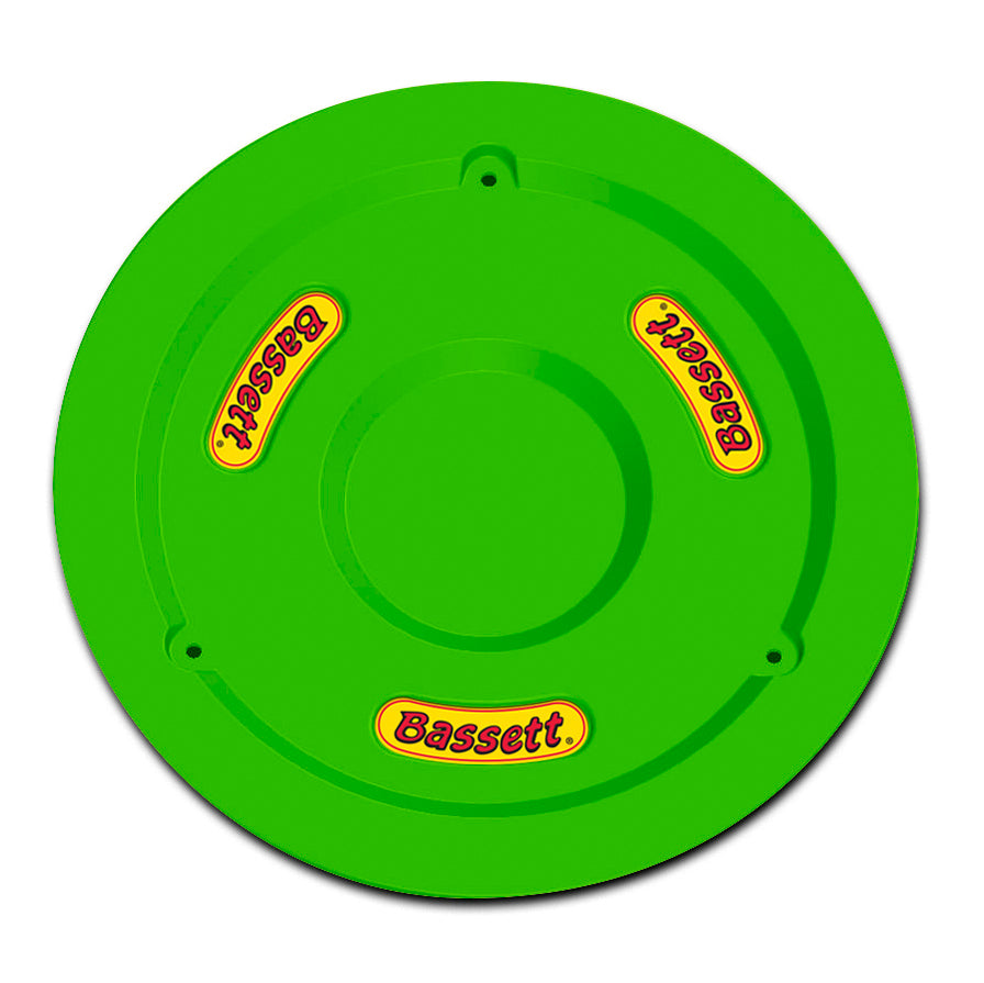 Bassett Wheel Accessory Wheel Cover 15in Green Fluorescent 5PLG-FLOGRN