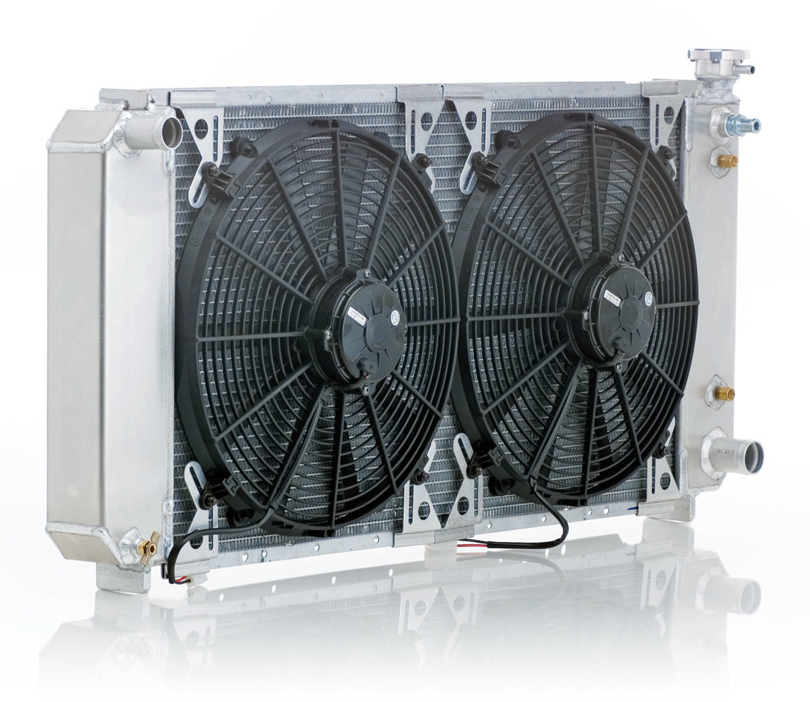 Be Cool Cooling Component Radiator and Electric Fan Module for GM Fullsize Truck 1973-87 - 35 in 82313